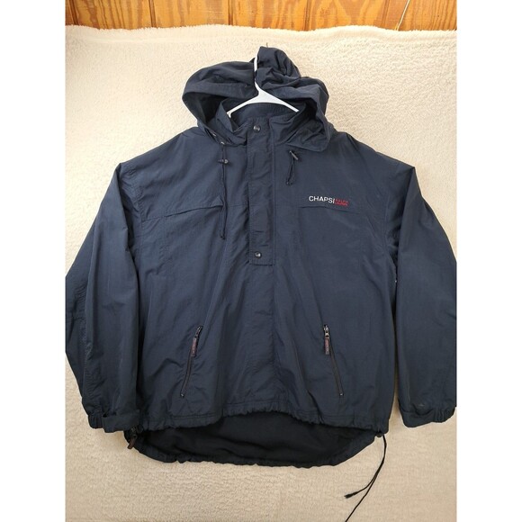 Chaps Ralph Lauren Rain Slicker XXL Vintage 90s Waterproof Pullover Windbreaker - Picture 1 of 8
